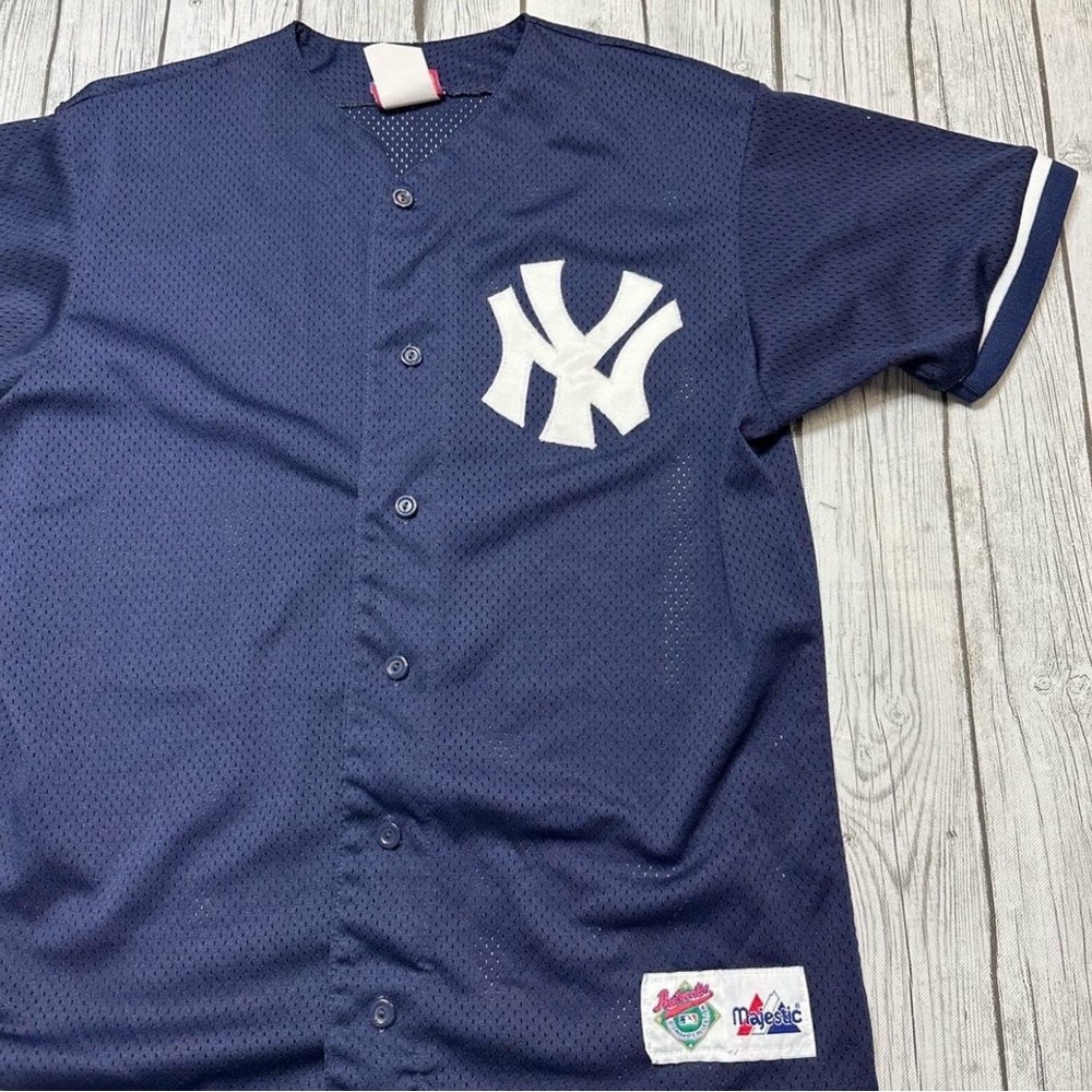 Majestic Dark Blue New York Yankees Jersey